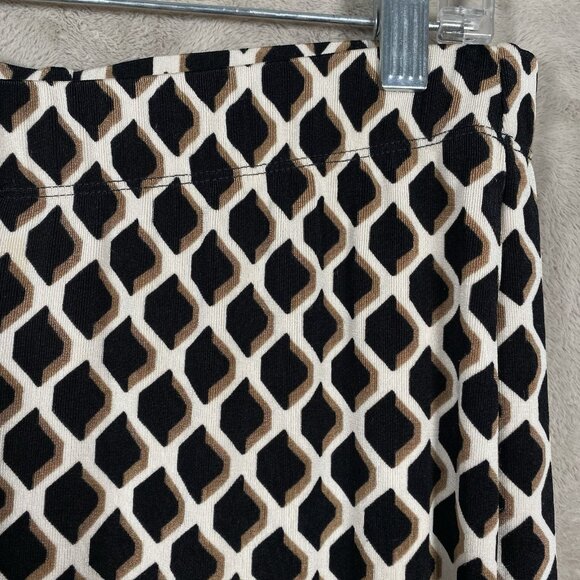 Chicos Travelers Ankle Pants 1 Pull On Slinky Wrinkle Free Moroccan Tile Resort - Picture 3 of 11